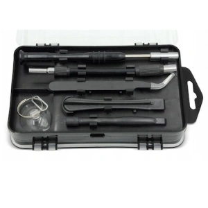 Set surubelnite multifunctionale de precizie, 110 piese, magnetice, - Negru/Gri - Img 5