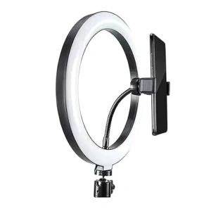 Suport pliabil pentru telefon, hands-free cu clema si montare cu surub 1/4, compatibil smartphone si lumina LED pentru streaming si filmari - Img 5