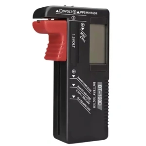 Verificator digital pentru baterii si acumulatori, LCD, negru, 11 x 6 x 2.5 cm, compatibil AA, AAA, 9V si Li-Ion - Img 10