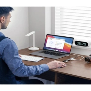 Adaptor USB cu 4 iesiri, transfer rapid de date, USB 3.0 si 2.0, carcasa aluminiu, Plug & Play, pentru laptop si PC - Img 4