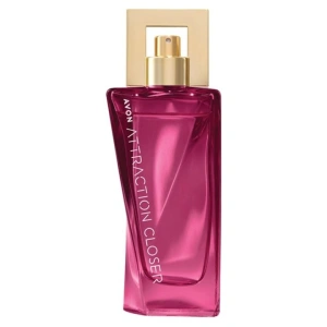 Apă de parfum Avon Attraction Closer pentru femei, 50 ml - floral-lemnoasă cu note de violete, zmeură și mosc alb, parfum elegant și modern - Img 2