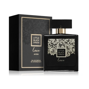 Apă de parfum Avon Little Black Dress Lace 100 ml - floral-orientală pentru femei, cu note de neroli, bujor și mosc alb, un parfum elegant, senzual și rafinat pentru orice ocazie