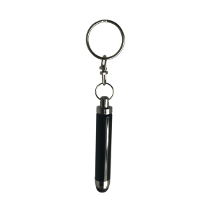Breloc tip touch pentru ecran, cu varf capacitiv si inel metalic, lungime 9 cm, inel 2.3 cm - Img 2