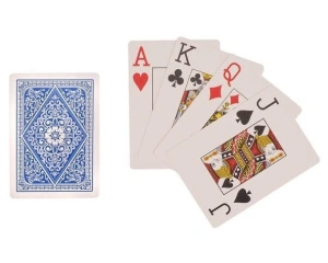 Carti de joc, din carton plastifiat, 54 bucati - Img 2