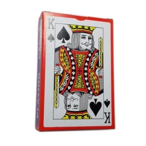 Carti de joc, poker, tabinet, razboi, din carton, 54 bucati, culoare aleatorie - Img 1