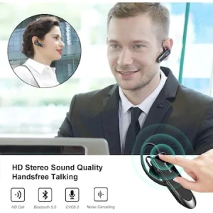 Casca Bluetooth 5.0 New Bee,Handsfree,wireless,stereo compatibilitate universala - Negru - Img 5