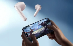 Casti wireless, Bluetooth 5.3, impermeabile IP54, autonomie 7 ore, roz - Img 7