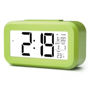 Ceas electronic cu afisare LED, alarma si termometru, verde - Img 5