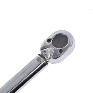 Cheie dinamometrica cu clichet, tija 1/2 inch, otel-crom, cuplu reglabil 42-210 Nm, lungime 46.5 cm, culoare argintie - Img 5
