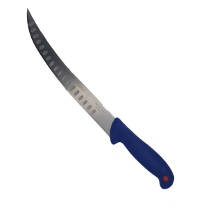Cutit macelar cu lama curbata pentru feliat si dezosat, lungime totala 33 cm, lama 18 cm - Img 3