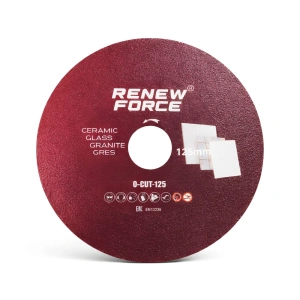 Disc diamantat subtire pentru taiere fina, 125 mm, pentru portelan, gresie, faianta, sticla si piatra naturala, utilizare uscata