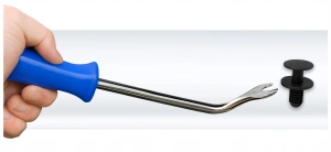 Extractor clipsuri auto 19 cm, levier profesional pentru demontare tapiterie, panouri si ornamente, varf metalic in U, maner ergonomic - Img 9