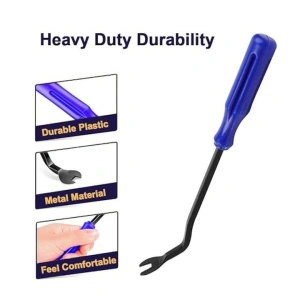 Extractor de capse pentru tapiterie auto, unealta demontare clipsuri, maner ergonomic, 22.5 cm - Img 3