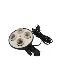 Kit de 3 softboxuri, soclu de 4 becuri, 3 trepiezi reglabili 200 cm, 12 becuri de 85W, geanta de transport inclusa - Img 5