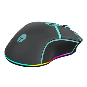 Mouse gaming, iluminare RGB, 8000 DPI, senzor PAW3104, cu fir si wireless, albastru/negru - Img 2