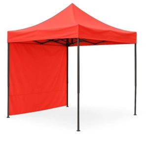 Perete lateral pentru cort tip pavilion, 3 m, poliester, impermeabil, rosu - Img 4
