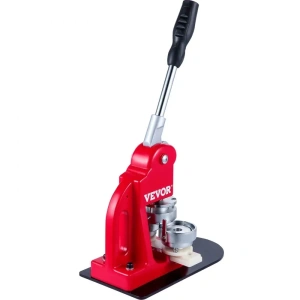 Presa manuala pentru insigne 25 mm, aparat profesional cu matrita inclusa, kit complet 200 piese - Img 2