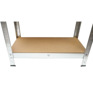 Raft metalic pentru depozitare, 5 polite, capacitate 100 kg/polita, 170x80x30cm - Img 3