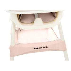 Scaun de masa Kruzzel multifunctional 3in1,greutate maxima 20 kg,varsta +6 luni - Roz - Img 7