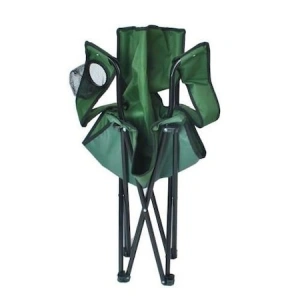Scaun pliabil pentru camping,pescuit,din metal,sarcina maxima 120 kg - Verde - Img 6