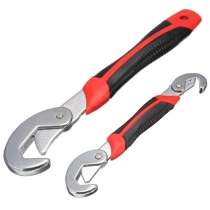 Set 2 chei universale cu carlig, metalice, reglaj 9-32 mm, lungimi 21 cm si 27 cm