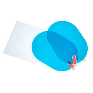 Set 2 folii protectie pentru oglinzi auto, autoadezive, anti-ceata, strat hidrofob, usor de instalat, compatibile universal, 13.5 x 9.5 cm