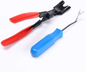 Set cleste profesional pentru demontare clipsuri auto si extractor, pentru tapiterie, ornamente si panouri, manere ergonomice, otel rezistent - Img 10