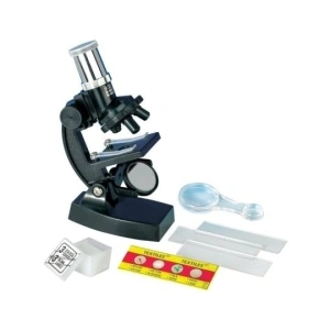 Set microscop pentru copii 100-300x, 2 lupe incluse, varsta recomandata 8 ani+ - Img 2