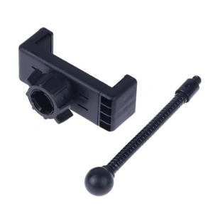 Suport pliabil pentru telefon, hands-free cu clema si montare cu surub 1/4, compatibil smartphone si lumina LED pentru streaming si filmari - Img 2