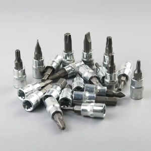 Trusa de scule cu 46 piese, surubelnita, clichet, chei tubulare, biti, torx, imbus, prelungitor, maner ergonomic, cutie compacta, neagra - Img 9