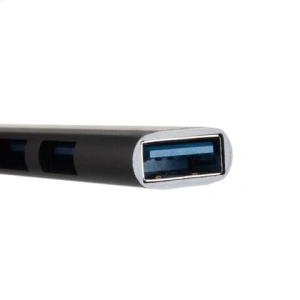 Adaptor USB cu 4 iesiri, transfer rapid de date, USB 3.0 si 2.0, carcasa aluminiu, Plug & Play, pentru laptop si PC - Img 11