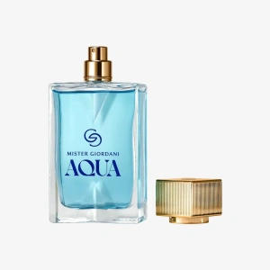 Apă de parfum Oriflame Mister Giordani Aqua 75 ml - prospețimea mării și lemnul seducției pentru bărbatul modern - Img 3