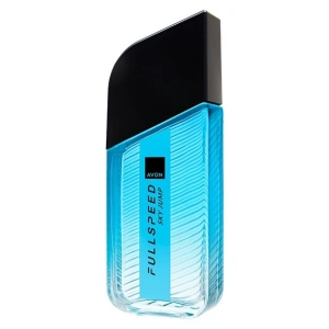 Apă de toaletă Avon Full Speed Sky Jump pentru bărbați 100 ml - parfum aromatic-fresh cu note de bergamotă, lavandă și mosc, pentru bărbatul aventuros și energic - Img 2