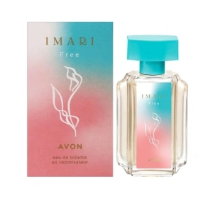 Apa de toaleta Avon Imari Free pentru femei, 50 ml, chypre-floral-fresh, cu note de bergamota siciliana, pere, alge marine, bujor, lalea de apa, cashmeran si ambra