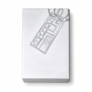 Breloc puzzle anti stres pentru 3 chei, bile colorate mobile, metal multicolor, organizare chei, design geometric modern - Img 5