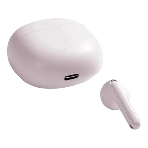 Casti wireless, Bluetooth 5.3, impermeabile IP54, autonomie 7 ore, roz - Img 4
