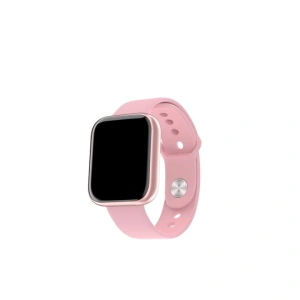 Ceas smartwatch, Bluetooth, monitorizare somn, pedometru, puls, activitati, notificari, roz - Img 2