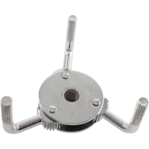 Cheie pentru filtrul de ulei, universala, 3 brate, metalica, argintie - Img 5
