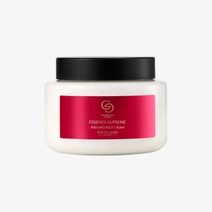Crema de corp parfumata Oriflame Giordani Gold Essenza Supreme 250 ml cu infuzie florala alba si note ambrate, hidratare luxoasa