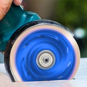 Disc diamantat profesional pentru portelan, gresie, ceramica si piatra, 125 mm, taiere uscata, albastru - Img 2