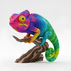 Filament 3D pentru creion 3D, multicolor maro, PLA 1.75 mm, 100 m, 20 culori, 5 m fiecare, imprimare rapida, fara miros, fara blocaj - Img 4
