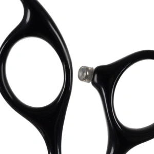 Foarfeca de tuns, otel inoxidabil, lungime 17 cm, maner ergonomic, negru - Img 9