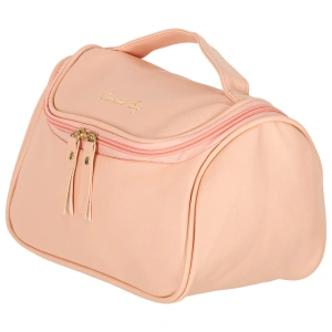 Geanta cosmetica, pentru calatorii, PVC, 23 x 13 x 17 cm, roz - Img 6
