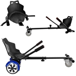 Hoverkart pentru Hoverboard, lungime reglabila, universal, - Negru - Img 3