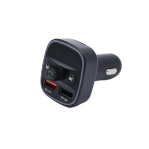 Modulator auto Q1, 12-24V , FM cu bluetooth, 2 iesiri USB - Negru - Img 2