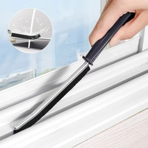 Perie pentru curatare spatii inguste, greu accesibile, maner ergonomic, diverse suprafete, plastic, 23 x 2 cm, negru - Img 6