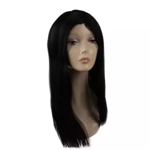 Peruca Neagra Wednesday Addams cozi impletite - Img 2