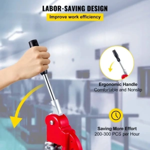 Presa manuala pentru confectionat insigne 32 mm, aparat profesional cu matrita inclusa, kit complet 100 componente, pentru ecusoane personalizate, evenimente si proiecte DIY - Img 8