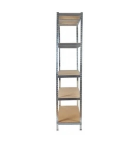 Raft de depozitare metalic, 220x100x45 cm, sarcina maxima 1000kg, 5 nivele, cadru otel zincat - Img 3
