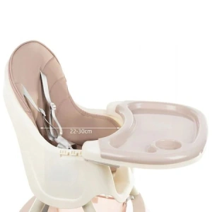 Scaun de masa Kruzzel multifunctional 3in1,greutate maxima 20 kg,varsta +6 luni - Roz - Img 4